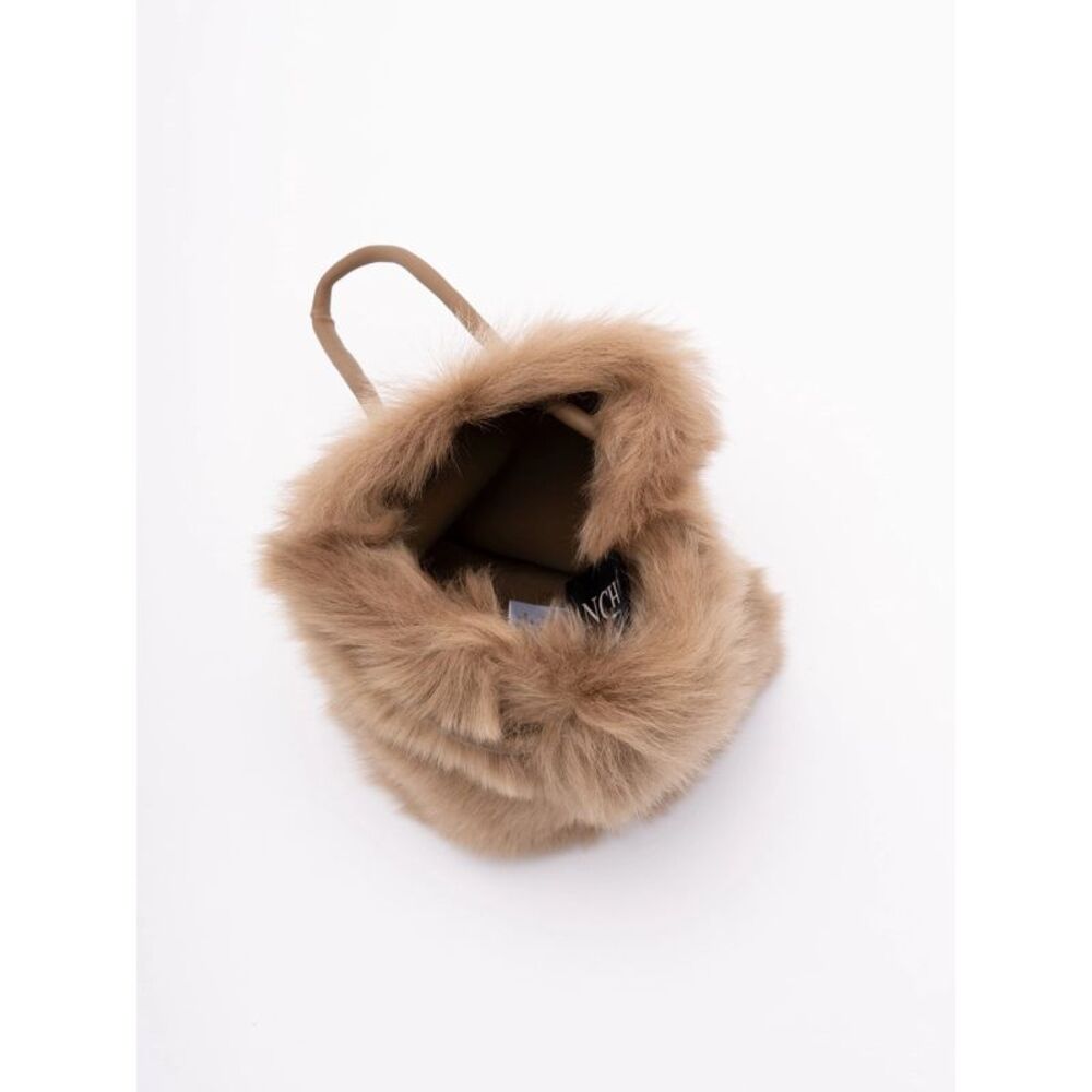 Blancha Women `Toscana` Shearling Bucket Bag - Picture 5 of 5